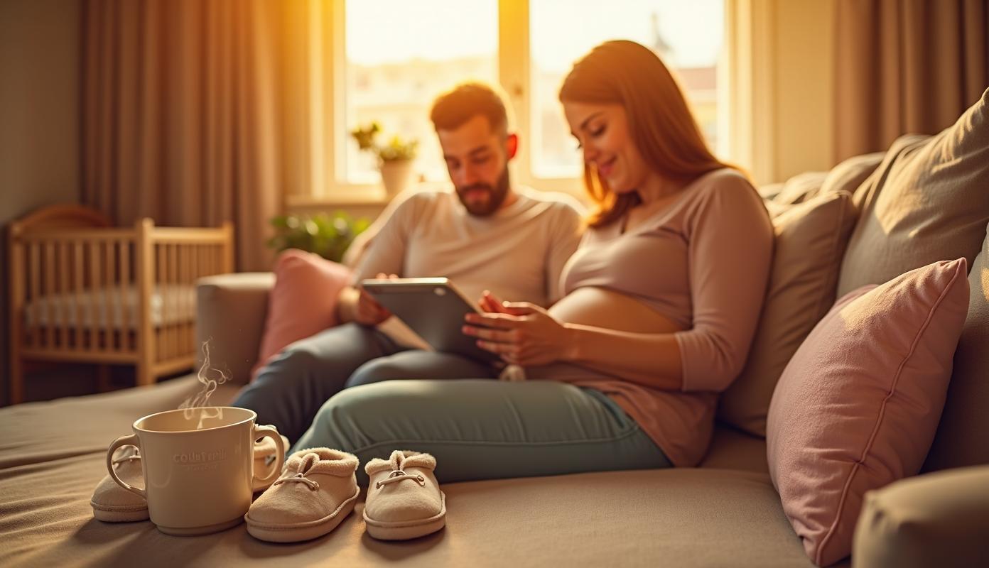 Babyforventning i gylden hygge